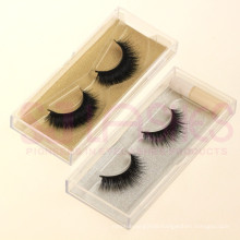 Own Brand/Private Label Fur Material and Semi-Hand Made Type High End False Eyelashes